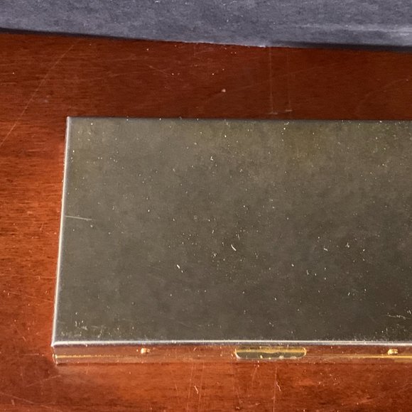 Vintage SAY NO TO DRUGS The Golden Case 24K Brass Calculator Nancy Reagan - Picture 5 of 6